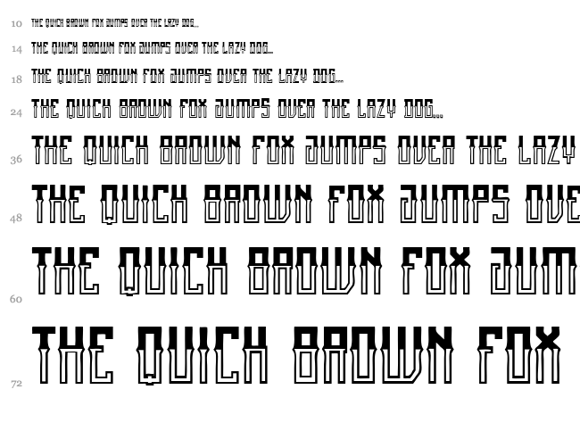 Mexican fiesta font waterfall